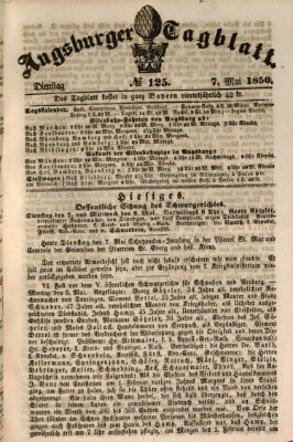 Augsburger Tagblatt Dienstag 7. Mai 1850