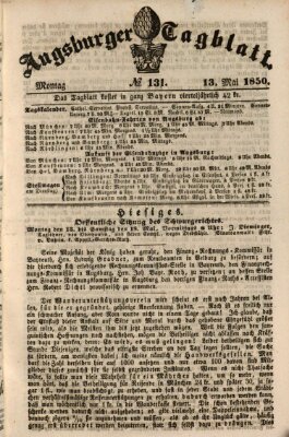 Augsburger Tagblatt Montag 13. Mai 1850