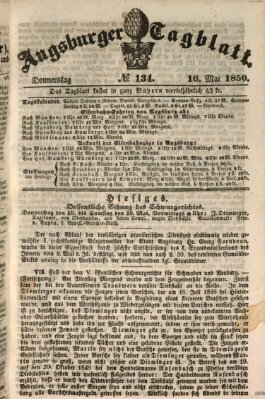 Augsburger Tagblatt Donnerstag 16. Mai 1850