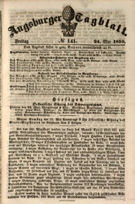 Augsburger Tagblatt Freitag 24. Mai 1850