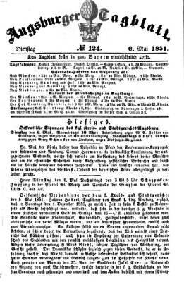 Augsburger Tagblatt Dienstag 6. Mai 1851