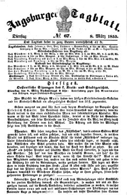 Augsburger Tagblatt Dienstag 8. März 1853