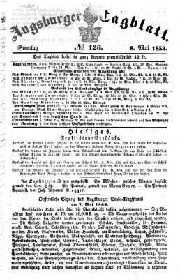 Augsburger Tagblatt Sonntag 8. Mai 1853