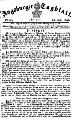 Augsburger Tagblatt Dienstag 14. Juni 1853