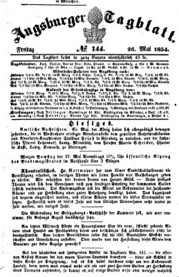 Augsburger Tagblatt Freitag 26. Mai 1854