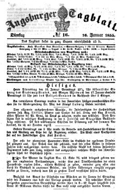 Augsburger Tagblatt Dienstag 16. Januar 1855