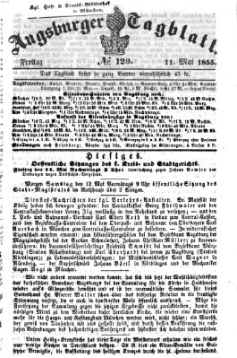 Augsburger Tagblatt Freitag 11. Mai 1855