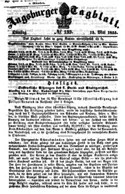 Augsburger Tagblatt Dienstag 15. Mai 1855