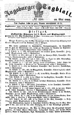 Augsburger Tagblatt Freitag 18. Mai 1855