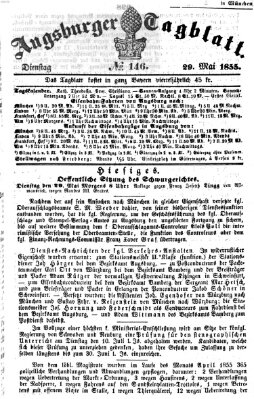 Augsburger Tagblatt Dienstag 29. Mai 1855