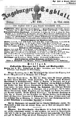 Augsburger Tagblatt Freitag 2. Mai 1856