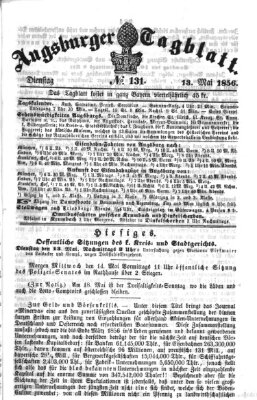 Augsburger Tagblatt Dienstag 13. Mai 1856