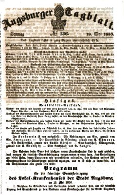 Augsburger Tagblatt Sonntag 18. Mai 1856