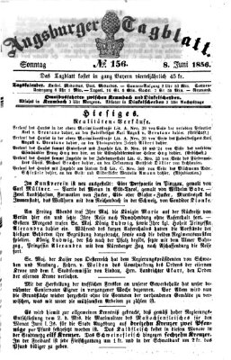 Augsburger Tagblatt Sonntag 8. Juni 1856