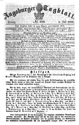 Augsburger Tagblatt Freitag 4. Juli 1856