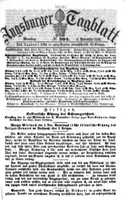 Augsburger Tagblatt Dienstag 4. November 1856