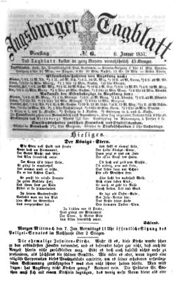 Augsburger Tagblatt Dienstag 6. Januar 1857