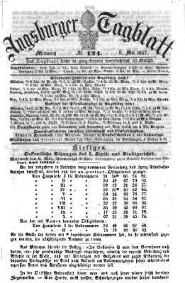 Augsburger Tagblatt Mittwoch 6. Mai 1857