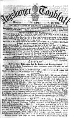 Augsburger Tagblatt Dienstag 14. Juli 1857