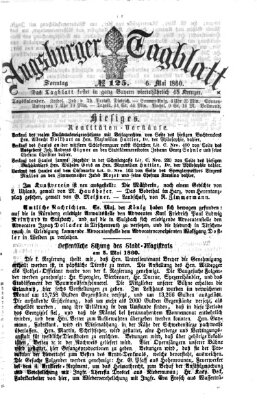 Augsburger Tagblatt Sonntag 6. Mai 1860