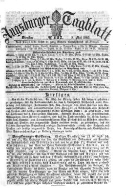 Augsburger Tagblatt Dienstag 8. Mai 1860