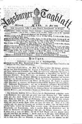 Augsburger Tagblatt Mittwoch 23. Mai 1860