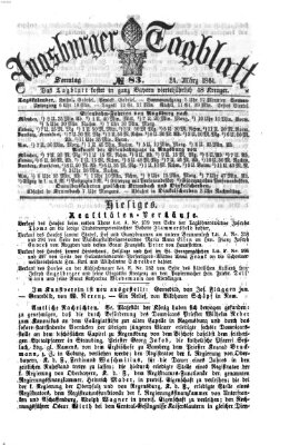 Augsburger Tagblatt Sonntag 24. März 1861