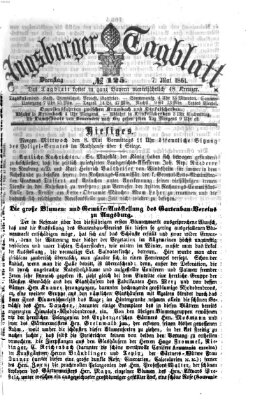 Augsburger Tagblatt Dienstag 7. Mai 1861