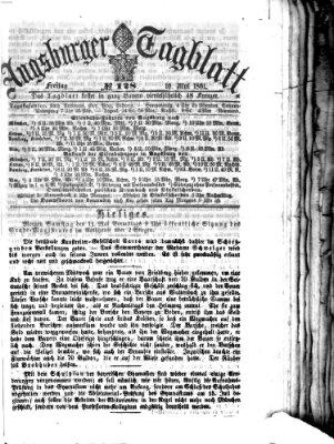 Augsburger Tagblatt Freitag 10. Mai 1861