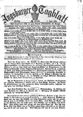 Augsburger Tagblatt Freitag 7. Juni 1861