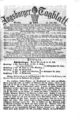 Augsburger Tagblatt Dienstag 30. Juli 1861