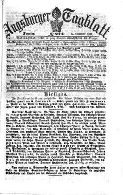 Augsburger Tagblatt Sonntag 6. Oktober 1861