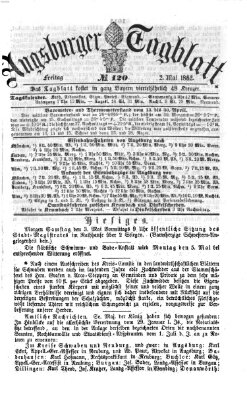 Augsburger Tagblatt Freitag 2. Mai 1862