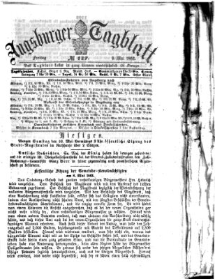 Augsburger Tagblatt Freitag 9. Mai 1862