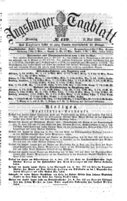 Augsburger Tagblatt Sonntag 11. Mai 1862