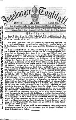 Augsburger Tagblatt Mittwoch 14. Mai 1862