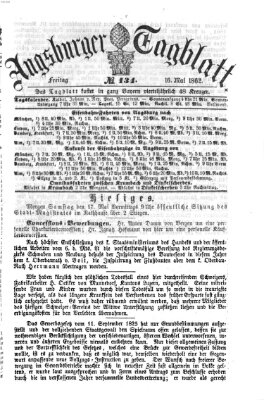 Augsburger Tagblatt Freitag 16. Mai 1862