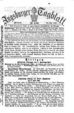 Augsburger Tagblatt Mittwoch 28. Mai 1862