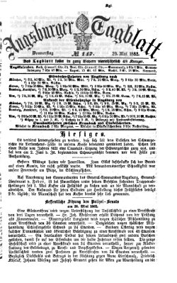 Augsburger Tagblatt Donnerstag 29. Mai 1862