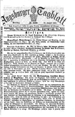 Augsburger Tagblatt Dienstag 19. August 1862