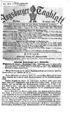 Augsburger Tagblatt Dienstag 19. Januar 1864