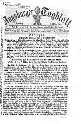 Augsburger Tagblatt Dienstag 8. März 1864