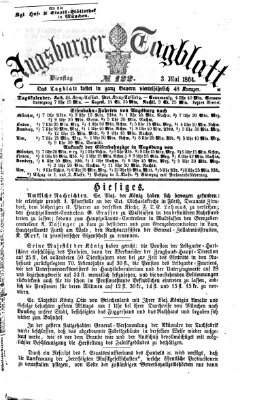 Augsburger Tagblatt Dienstag 3. Mai 1864