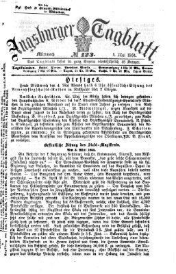 Augsburger Tagblatt Mittwoch 4. Mai 1864