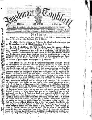 Augsburger Tagblatt Montag 9. Mai 1864