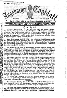 Augsburger Tagblatt Dienstag 31. Mai 1864