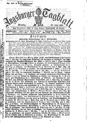 Augsburger Tagblatt Dienstag 28. Juni 1864