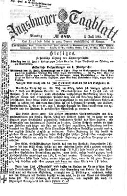 Augsburger Tagblatt Dienstag 12. Juli 1864