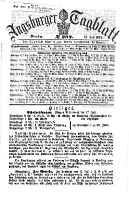 Augsburger Tagblatt Dienstag 26. Juli 1864