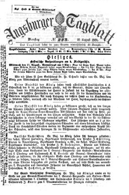 Augsburger Tagblatt Dienstag 16. August 1864